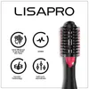 Curling Irons Lisapro pędzel powietrza jednopeptyczna suszarka do włosów Volumizer 1000W Suszarki Blow Miękki dotyk Różowy stylowy upór do włosów Prostownica 231124