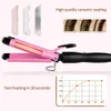 Curling Irons 20/32 mm Sprzedanie do włosów Triple Barrels Ceramiczne włosy Curling Iron Professional Waver Tongs Styler Narzędzia dla wszystkich rodzajów włosów 231124