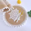 Table Mats Tassel Side Non-slip Nature Color Heat Resistant Coffee Cup Mat Home Decoration 1Pcs Kitchen Accessories Hand Weave