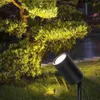 잔디밭 램프 야드 야드 현관 복도 발코니 잔디밭 조명 야외 스팟 램프 GU10 소켓 높은 밝은 품질 정원 램프 Q231125
