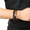 Bracelets de charme Moda de aço inoxidável homem pulseira de bracelete magnético GRANGO