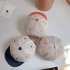 Sap şapka gündelik çocuk örgü beyzbol çocuk mektubu işlemeli kap bebek kısa ağzına kadar kısa brim unisex snapback kamyoncu şapka kızlar yaz yürümeye başlayan çocuk hediyesi p230424