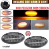 LED clignotant dynamique feu de position latéral répéteur feux de signalisation pour Peugeot 307 206 407 107 607 1007 citroën C1 C2 C3