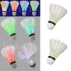 Badminton Shuttlecocks 4pcs Lighting Badminton Dark Night Colorful LED Badminton Shuttlecock 231124