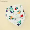 Bibs Burp Cloths 2019 Brand New 1Pcs Infantile Enfants Bébé Unisexe Alimentation Salive Serviette Dribble Triangle Bandana Bavoirs Burp Cloths Bébé GiftsL231125