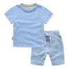 Clothing Sets Custom Printing 100% Cotton Toddler Boy Clothes Shorts Baby Boys'