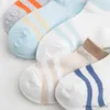 Kids Socks 5Pairs/lot 2-9Y Baby Socks Summer Cotton Striped Sports Style Kids Socks Girls Mesh Cute Newborn Boys Toddler Socks Baby R231125