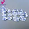 Accessoires de poupée 16 BJD House Mini Desk Top China Tea Cup Bottle Set pour 11.5 "Décoration 230424