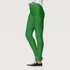 Pantalons pour femmes Imprimé festival Trèfle à quatre feuilles Yoga St. Patrick's Day Femmes Push Up Collants Fitness Leggings Bonne chance Vert Crayon Leggin