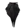 Stage Wear Femme Latin Performance Vêtements de danse Sexy Jarretelle Top Triangle Jupes à franges Femme Costumes de compétition SL6489