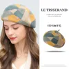 Belts 2023 Autumn/Winter Sheepwool Hat Elegant Painter Fashion Basin Women Beret