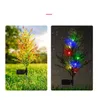 LED new solar pine tree ground lights outdoor waterproof garden lawn lights Christmas holiday decoration lights