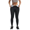 Leggings da donna CHRLEISURE Leeging Sport Femme Vita alta Fitness Sudore Addome Legging Push Up Abbigliamento sportivo da donna