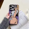 Placcatura di design Custodia per telefono smerigliata Bikini Selfie Girl Adatto per iPhone 14 13 12 Pro max 11 14plus Custodia morbida per telefono anti-caduta