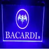 Bacardi Banner Flag Beer Bar Pub Club 3D Signs Led Neon Light Sign Man Cave Home Decor Shop Crafts246y