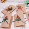 Decorative Flowers 5Pcs Artificial Pine Needle Christmas Decor Plastic Branches Red Berries For Xmas Tree Decoration DIY Gift Box Craft