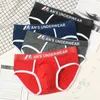 Majaki 6PCS Męskie bieliznę wentylowani mężczyźni Briefowie męskie pnie chłopiec wygodne solidne grzybowe majtki bikini 231124