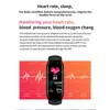 M7 Smart Bracelet Dynamic Color Display Large Screen Men Women Heart Rate Sports Fitness Tracker Bloeddruk voor Android iOS