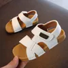 Sandalen Sommer Kinder Sandalen Jungen Schuhe für Kinder Kleinkind Weiche Anti-Rutsch Strand Sandalen Baby Mädchen PU Leder Casual Flache Sandalen 230425