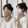 Halsdukar vinter hängande öronmask halsduk varm vindtät multifunktionell ansiktsnackskydd för kvinnor utomhus sport huvudduk