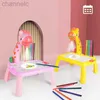 Bébé Musique Son Jouets Enfants Led Projecteur Art Table À Dessin Enfants Peinture Conseil Bureau Arts Artisanat Apprentissage Éducatif Peinture Outils Jouet pour Fille