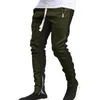 Jeans pour hommes Fabuleux Pantalon masculin Zipper Résistant à l'usure Cordon de serrage Loisirs Printemps Pantalons de survêtement