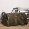 Borse da sera LEATHFOCUS Pelle bovina vintage da viaggio da uomo Casual Bagaglio a mano Spalla in vera pelle Laptop da 16 pollici 230424