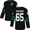 88 Brent Burns Reverse Retro Jersey 65 Erik Karlsson 39 Logan Couture 28 Timo Meier 48 Tomas Hertl Maglie da hockey del ritorno al passato