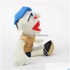 Fyllda plyschdjur 38 cm Jeffy Toys Figure Dolls Hat Game Soft Plushie Funny Toy for Kids Christmas Boys Gift Naughty Boy Plushy Dhedl