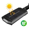ソーラーウォールライトセンサー3モード明るいLEDアウトドアガーデン照明路上ランプリモコン付きの防水日光