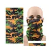 Mode Gezichtsmaskers Nekbeenkap Mode Gezichtsmaskers Sjaal Heren Dames Bandana's Polyester Ademend Winddicht Anti Cam Klimmen Mas Dh9Tu