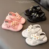 First Walkers Cute Flower Design Sandals For Baby Girls Lightweight Breathable Sweet Princess Shoes Casual Beach Toddler 230424