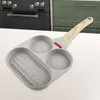 Pans Egg Frying Pan 2 Cup With Anti Scald Handle Sandwich Maker Multifunction Baking For Restaurant Camping Sausage Home Kitchen