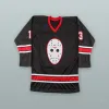 Top ed Men Movie J.Cole Hockey Jerseys 14 Forest Hills Dr. Embroidery JASON VORHEES 13 FRIDAY THE 13TH BLACK JERSEY Black White Yellow