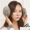 Ear Muffs Ear Muffs Women Cute Winter Earmuffs Pink Plush Warm Comfortable Men And Earwarmers Gift For Girls R231009 Drop Delivery Fas Dhsic