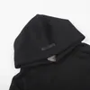 Herr hoodie mode ny reflekterande små bokstäver män och kvinnors lösa plysch hoodie tröja