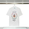 Mens T Shirts Harajuku T-shirts Spring Phantom Door Alfabet Print T-shirt Mens och Womens Cotton Casual Fashion Tops tee