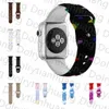 Slimme horlogebanden Vervanging Designer Effen kleur Zachte siliconen polsband Sportbandriem voor Apple Watches Series 8 7 4 45 mm 49 mm 41 mm Universele accessoires