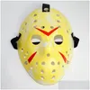 Party Masks 6 Style Fl Face Masquerade Jason Cosplay Skl Mask vs Friday Horror Hockey Halloween Costume Festival effrayant Drop Livraison DHJH8