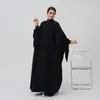 Ethnische Kleidung Muslim Abaya Kleid Dubai Baumwolle Leinen Türkische Hijab Kleider Lose Batwing Abayas Für Frauen Afrikanische Kaftan Robe Eid Mubarak