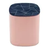 Jewelry Pouches Midnight Navy Blue Ink Silver Geometric Glam #1 #geo #decor #art Storage Box Multilayer Rotating Plastic