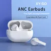 XY-50 TWS Şarj Kılıflı Bluetooth Kulaklık Kulak Sensörü Kulaklıklar Bluetooth 3 Çift Ücretsiz Kulak Uçları Freebuds