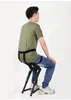 Nuova sedia senza sedia Attrezzo da pesca indossabile Lavoratori in piedi Sedile Panca trasportabile Sgabelli pieghevoli