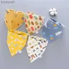 Baberos Paños para eructar 5 uds Toalla de saliva para bebé bufanda triangular Bandana de algodón puro Baberos impermeables recién nacidos niños niñas paño absorbente babero bufanda para saliva L231125