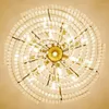 Lampadari Lampade a sospensione Modern Led Crystal Living Room Decoration Luxury Gold Round Camera da letto Apparecchi per interni Lampara