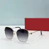 Neue Modedesign-Sonnenbrille in Schmetterlingsform 0401S mit Metallrahmen, einfacher und beliebter High-End-UV400-Schutzbrille für den Außenbereich