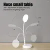 Tafellampen LED Desk Lamp USB Oplaadbare oogbescherming Slaapkamer Bedroom Bedroom Bedide voor studentenstudie Leesboeklampen draagbaar nachtlampje