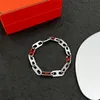 Maillon H BIG Armband voor vrouw ontwerper voor man koppel Verguld 18K T0P hoogste teller Geavanceerde materialen sieraden luxe cadeau voor vriendin met doos 020