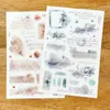 Hediye Sargısı JP 2023 Vintgae Yedek Parçaları Kart Yapma Diy Scrapbooking Planı Dekoratif Sayfası
