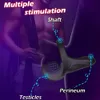 Zakierze bezprzewodowy pilot 3 w 1 wibrujący penis Penis Pierścień jąder masażer krocza stymulator moszny stymulator sex zabawki dla mężczyzn koktajle 231124